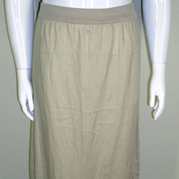 Chico's NWT Sz 3 (16-18) Fringed Francesca Skirt - Picture 2 of 6